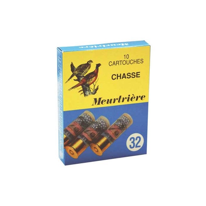 BTE 10 CART NORMALE MEURTRIERE CAL 12 PLOMB 7