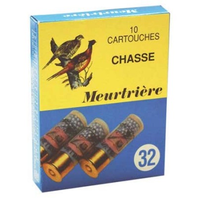 BTE 10 CART NORMALE MEURTRIERE CAL 12   PLOMB 8