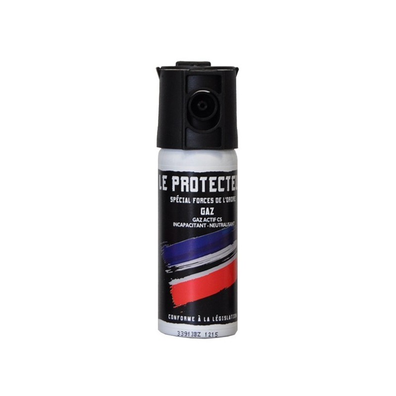 AÉROSOL DE DÉFENSE LE PROTECTEUR GAZ CS 50 ML