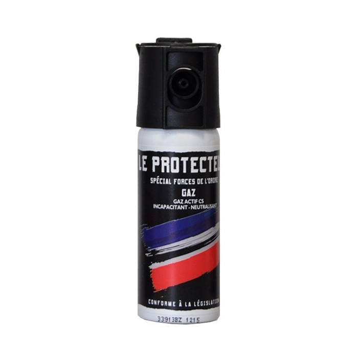 AÉROSOL DE DÉFENSE LE PROTECTEUR GAZ CS 50 ML