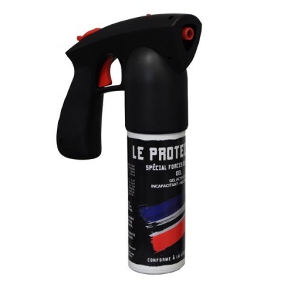 AEROSOL GAZ CS ANTI-AGRESSION FORCE LE PROTECTEUR 100 ML POIGNEE