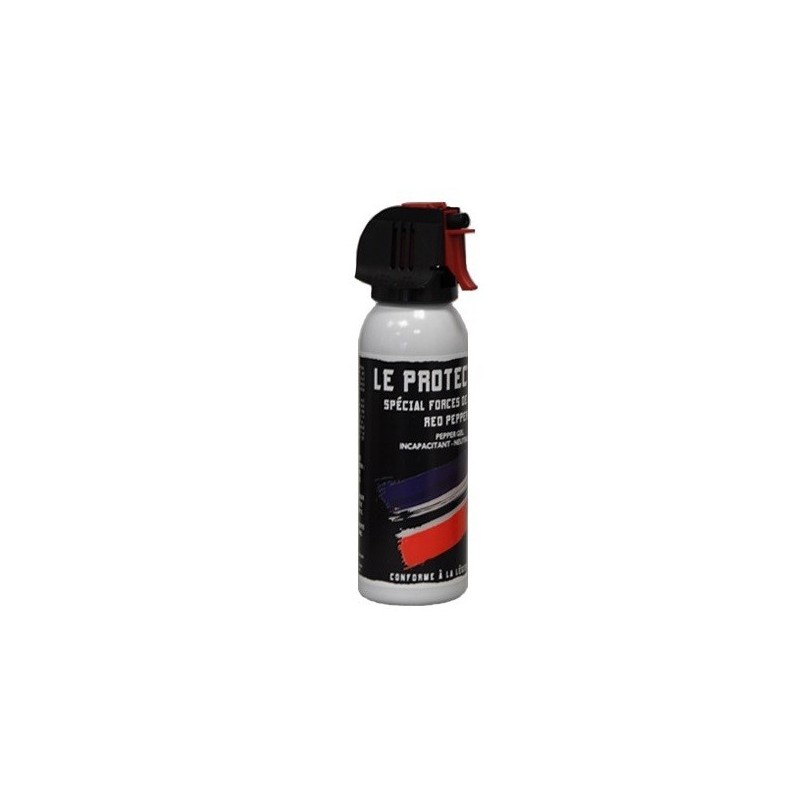 Aerosol de defense anti agression mousse poivre rouge 100ml a poignee  incapacitant neutralisant