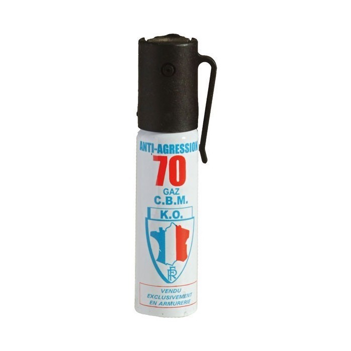 Aérosol anti-agression Gaz CS - 25ml