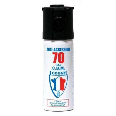 50 ml - Spray anti agression CS 80 gaz défense