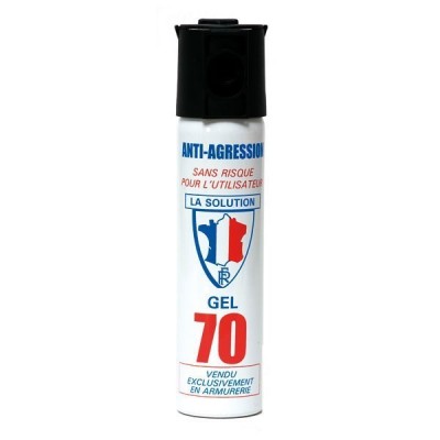 AÉROSOL DE DÉFENSE PUISSANCE 70 75 ML GEL CS