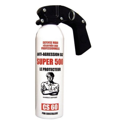 AEROSOL GAZ CS ANTI-AGRESSION SUPER 500 500 ML