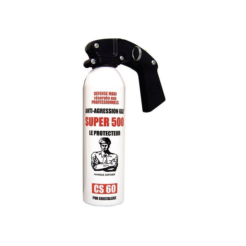 AEROSOL GAZ CS ANTIAGRESSION SUPER 500 500 ML