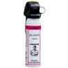 AEROSOL lacrymogène SUPER PRO - GEL POIVRE - 100 ML POIGNEE