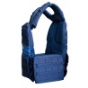 PORTE PLAQUE ADDITIONNEL LATERAL BLEU MARINE SYSTEME MOLLE