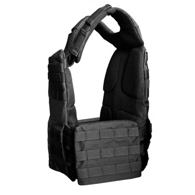 PORTE PLAQUE ADDITIONNEL LATERAL NOIR SYSTEME MOLLE