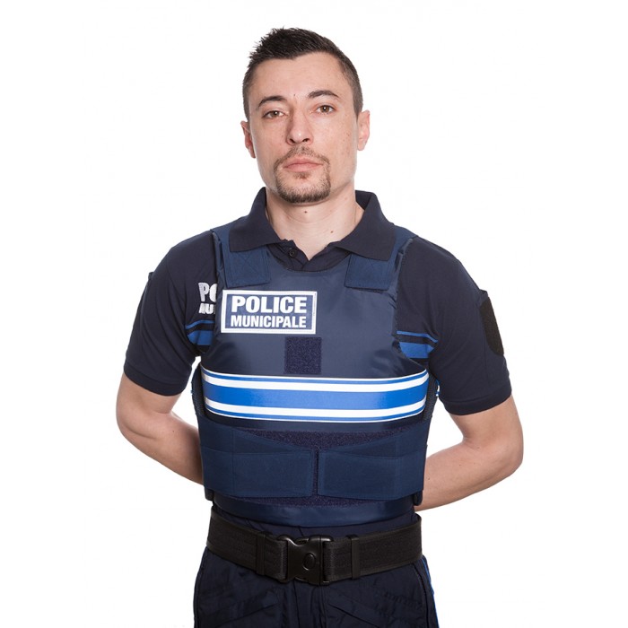 Gilet pare balles port discret Police Municipale One plus pm Homme Gilet pare balles port discret Police Municipale One plus pm Homme