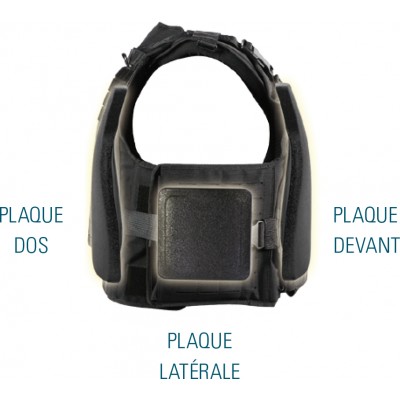 Plaque STAND ALONE NIVEAU IV 250X300 mm - 3.7 KG
