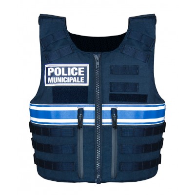 Gilet pare balles tactique back Tactical  Police Municipale Homme