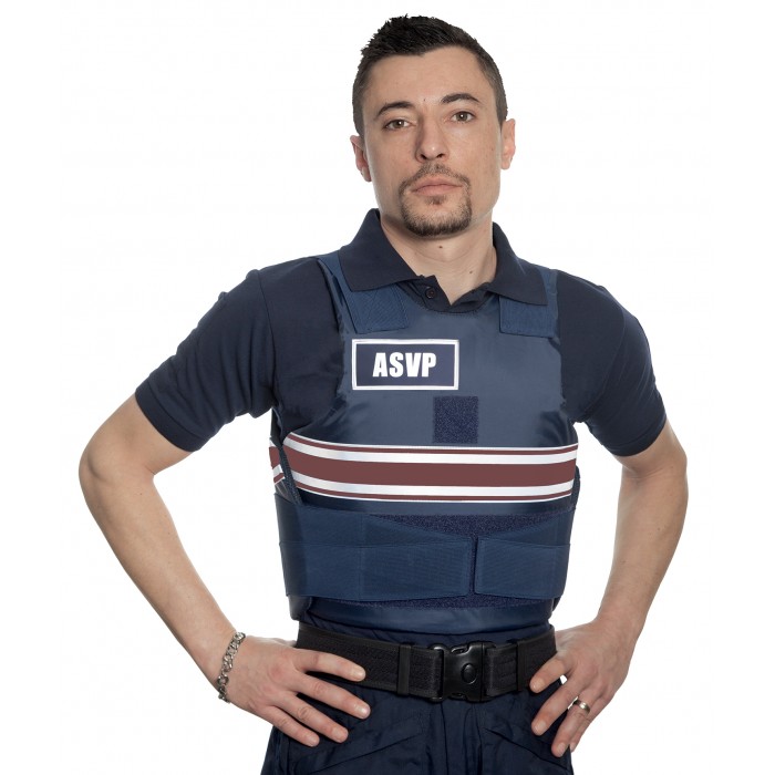Gilet pare balles port discret ASVP One plus Homme Gilet pare balles port discret ASVP One plus Homme