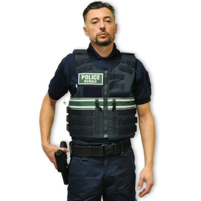 Gilet pare balles Full Tactical homme Police Rurale IIIA