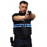 gilet pare balles tactique homme port exterieur IIIA Police Municipale