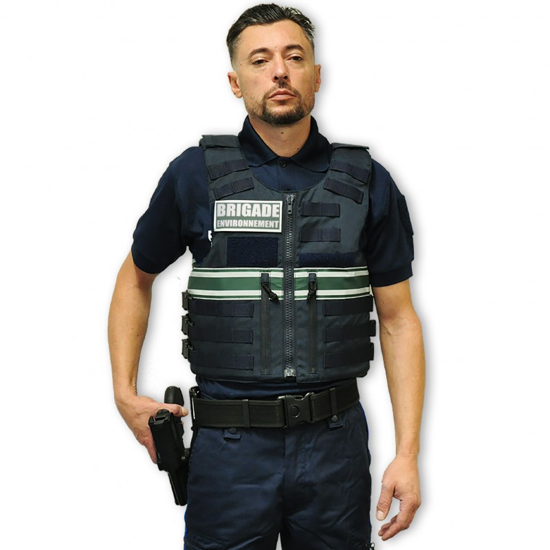 gilet fluo police