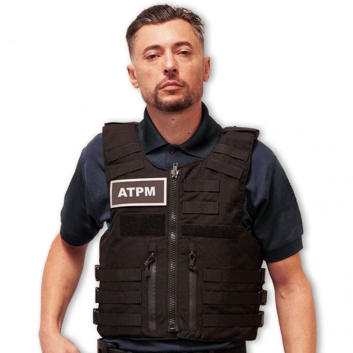 Gilet pare balles port exterieur  ATPM zippé