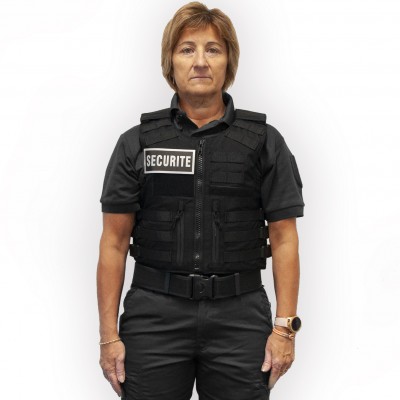 Gilet pare balles IIIA Full Tactical SECURITY Femme