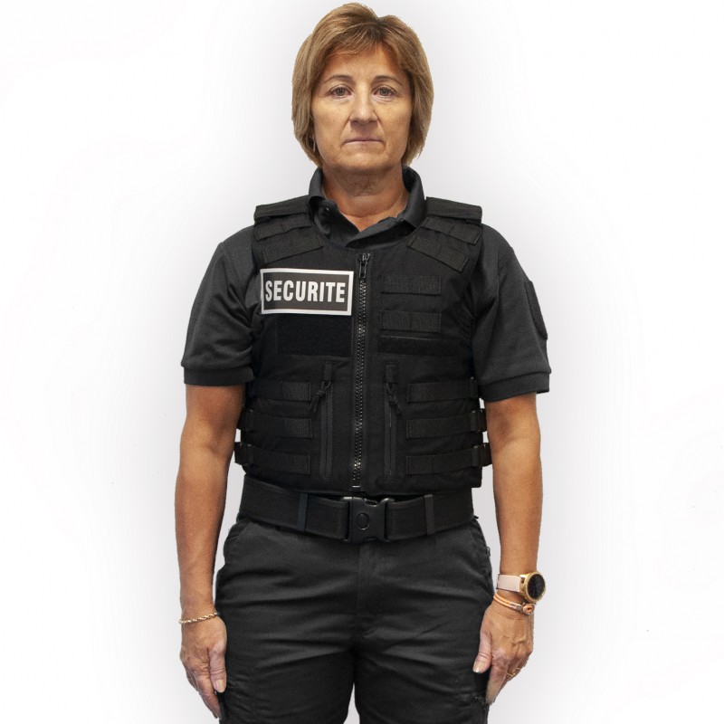 Gilet pare balles IIIA Full Tactical SECURITY Femme