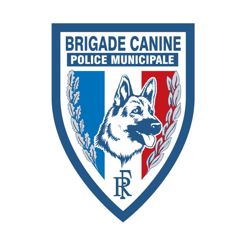 Ecusson Police municipale Brigade canine