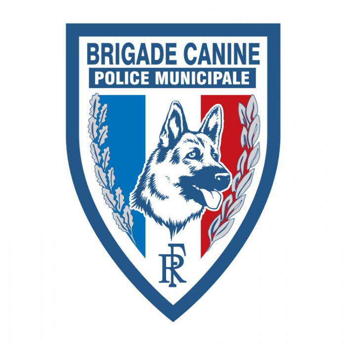 Ecusson Police municipale Brigade canine