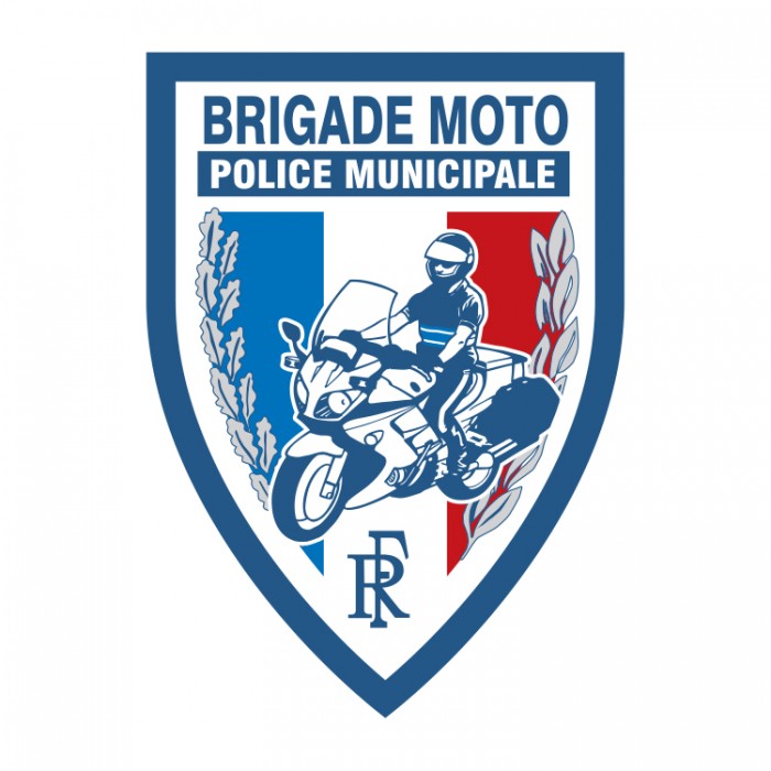 Ecusson Police municipale Brigade moto