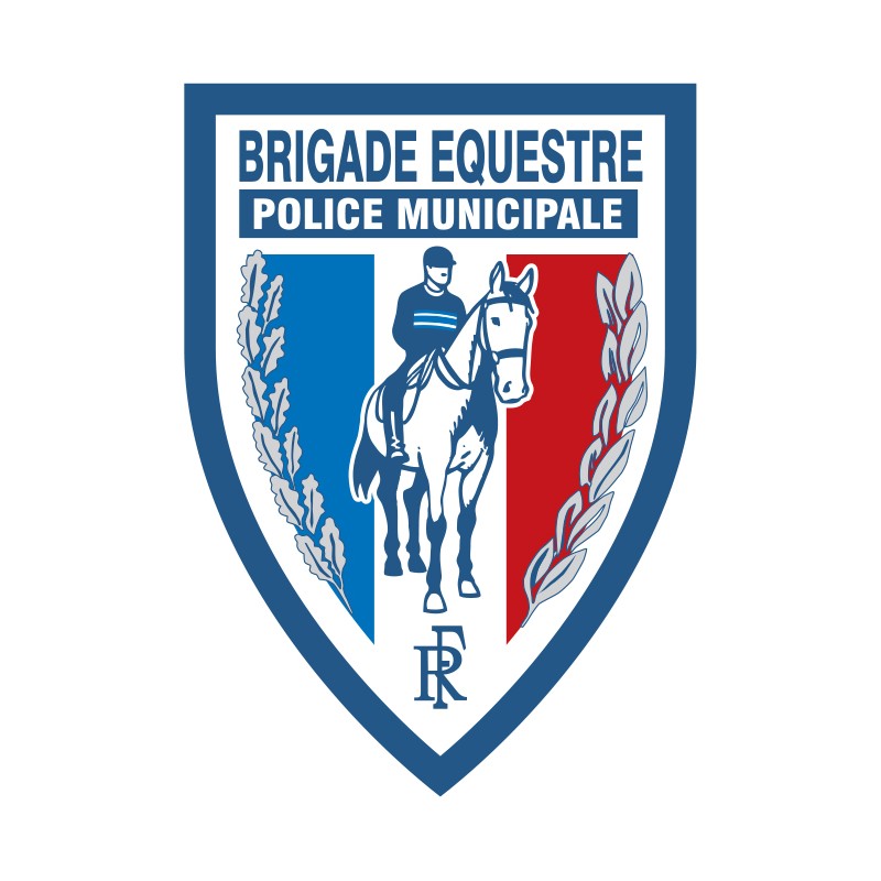 Ecusson Police municipale Brigade Equestre