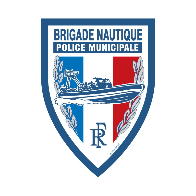 Ecusson Police municipale brigade nautique
