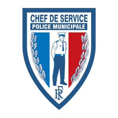 Ecusson Police municipale Chef de service