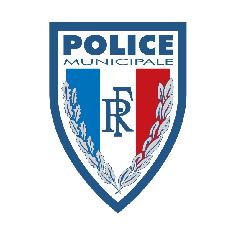 Ecusson de d'épaule en relief Police municipale