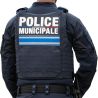 gilet pare-balles QUICK Release IIIA Police Municipale vue de dos