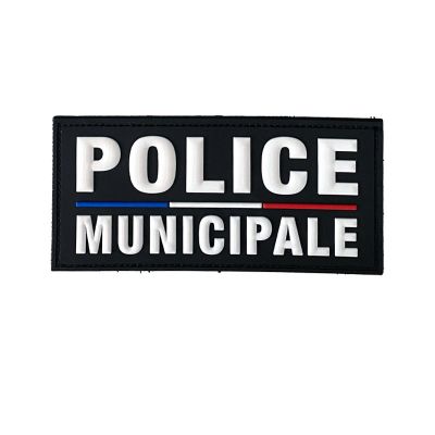 Flap police municipale gomme noir 130 x 60