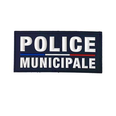 Flap police municipale gomme noir 130 x 60