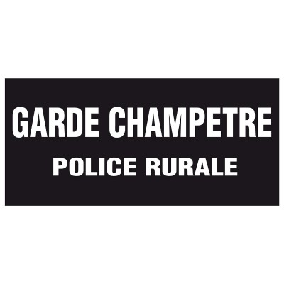 flap garde champêtre police rurale rétro-réfléchissant