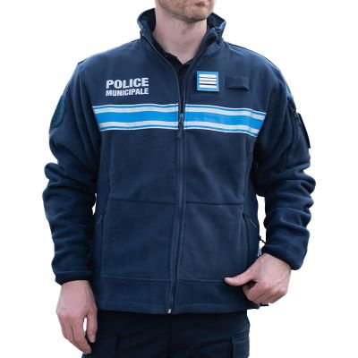 VESTE POLAIRE BI MATIERE PM mixte