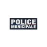 Flap police municipale gomme marine 110 x 45 mm