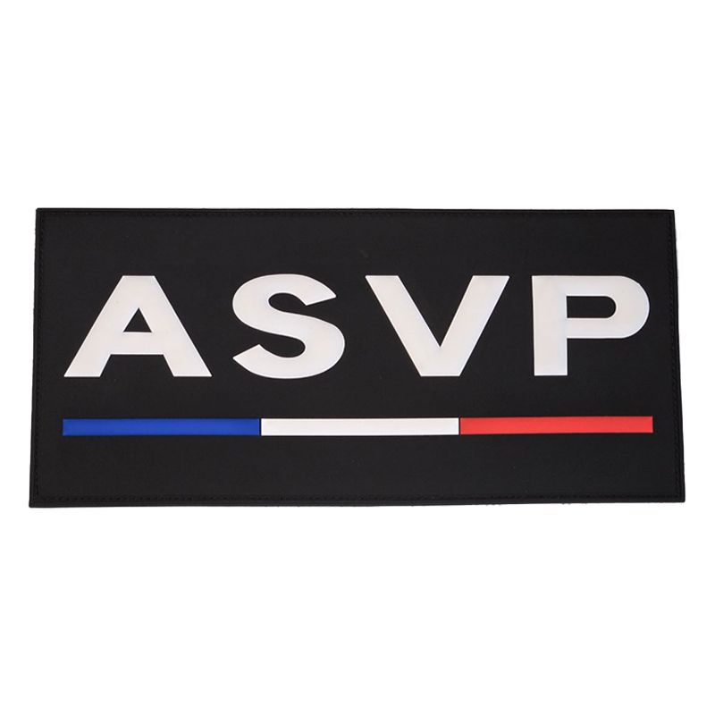 Flap ASVP gomme noir 280 x 130 mm