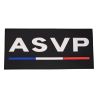 Flap ASVP gomme noir 280 x 130 mm