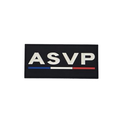 Flap ASVP gomme noir 130 x 60 mm