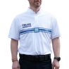 POLO BLANC COL MAO RESPIRE PM