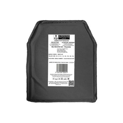 Plaque souple 250 X 300 NIJ IIIA 0101.04 10 JOULES