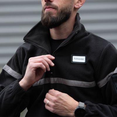 Sweat polaire noir Sécurité Privée