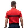 Polo manches courtes rouge Sécurité Incendie