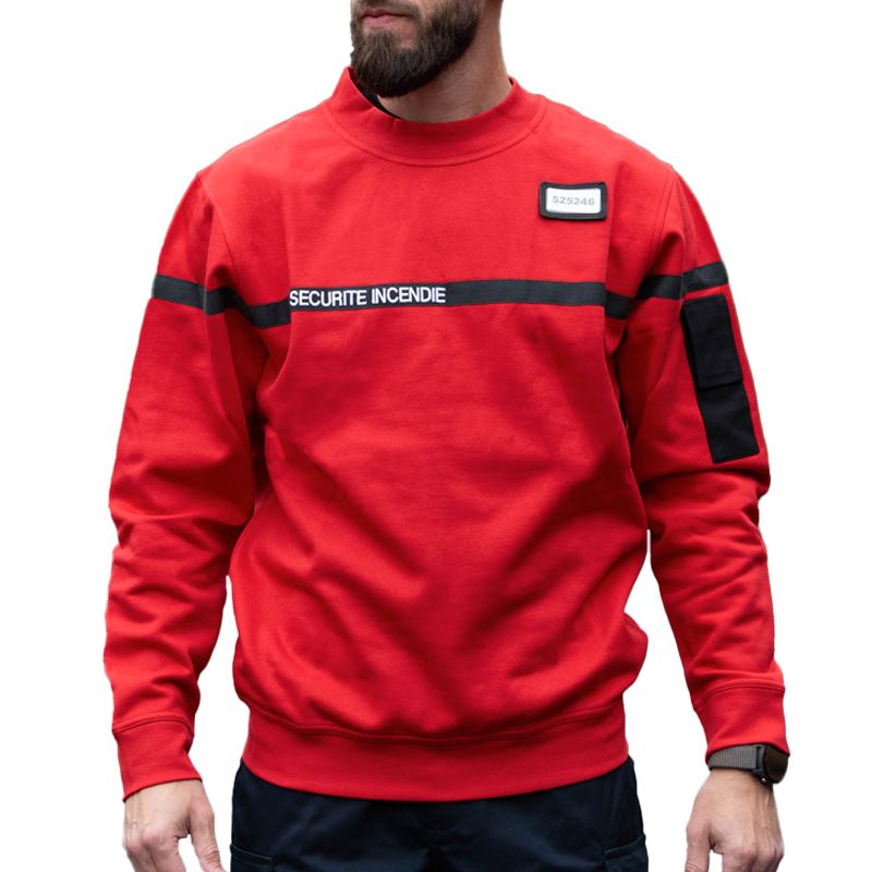 Sweat rouge SSIAP