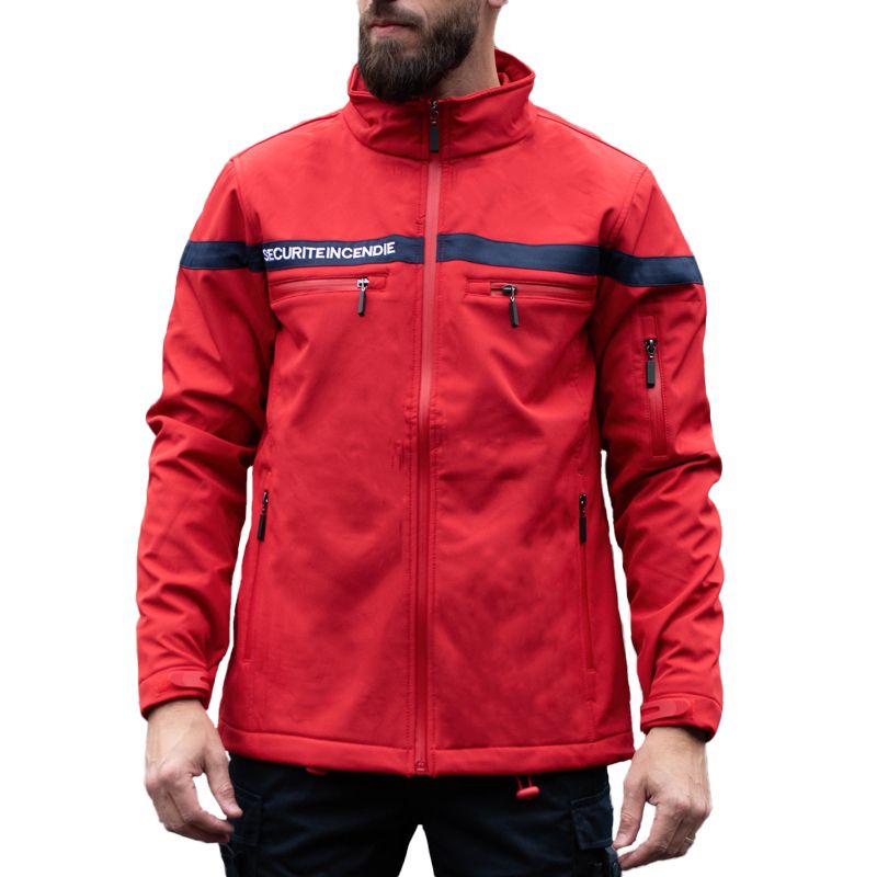 Veste Softshell 3 couches Sécurité Incendie - SSIAP