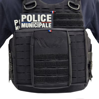 POCHE DOUBLE NOIR LAW ENFORCEMENT FORTIS-MOLLE