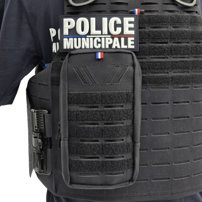POCHE TACTIQUE NOIR DUTY FORTIS-MOLLE