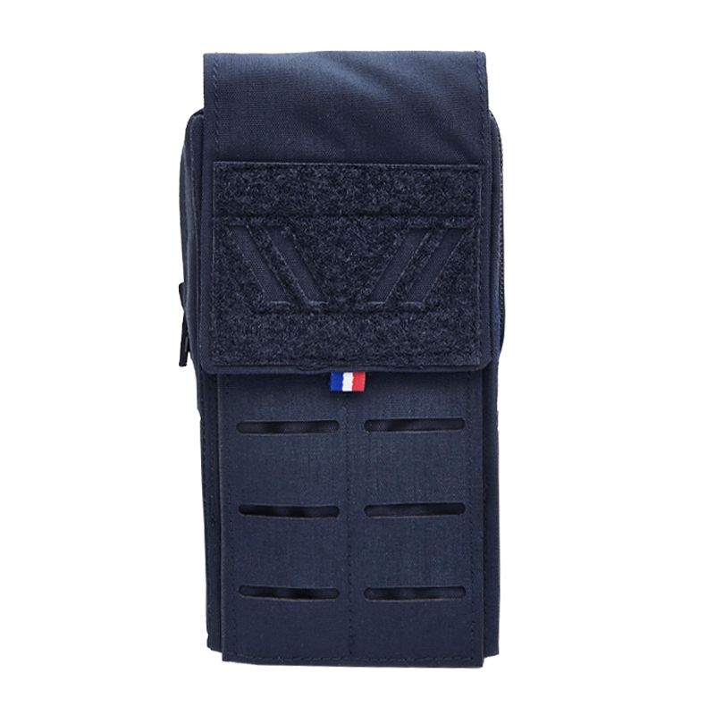 PORTE TELEPHONE DOUBLE BLEU MARINE 