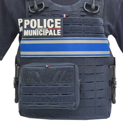 POCHE VELCRO MOLLE BLEU MARINE